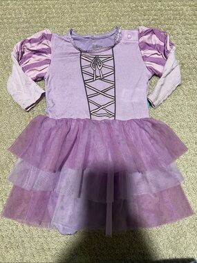 Posh Peanut Rupunzel Purple Layered Tulle Dress